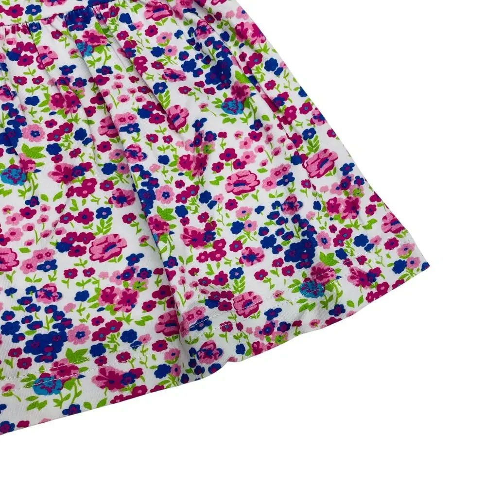 NWT Florence Eiseman 2T Floral Knit Dress with Applique Flowers